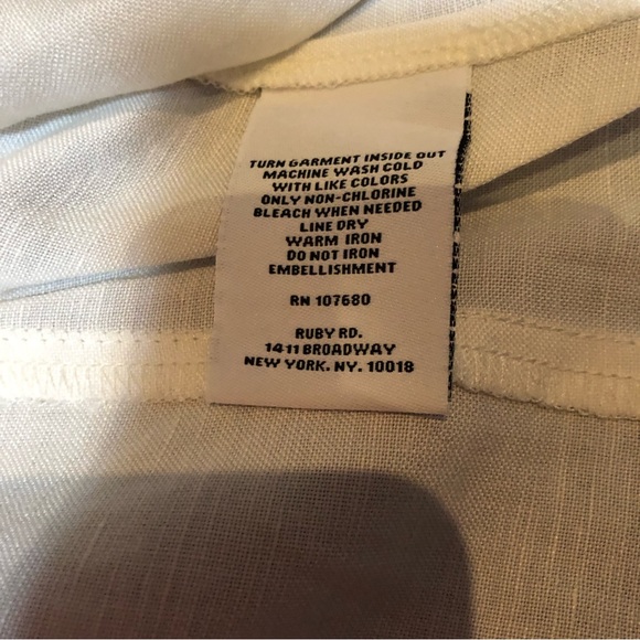 Ruby RD petite Linen jacket with embellishments - Picture 8 of 10